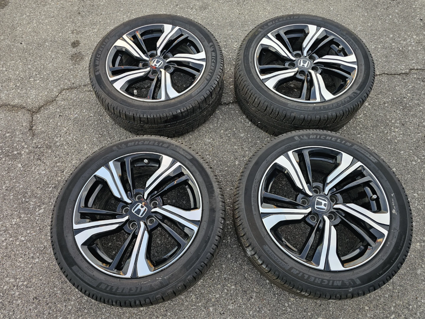 HONDA CIVIC O.E.M RIMS AND ALL SEASON TIRES 215/50 R17 - photo 2
