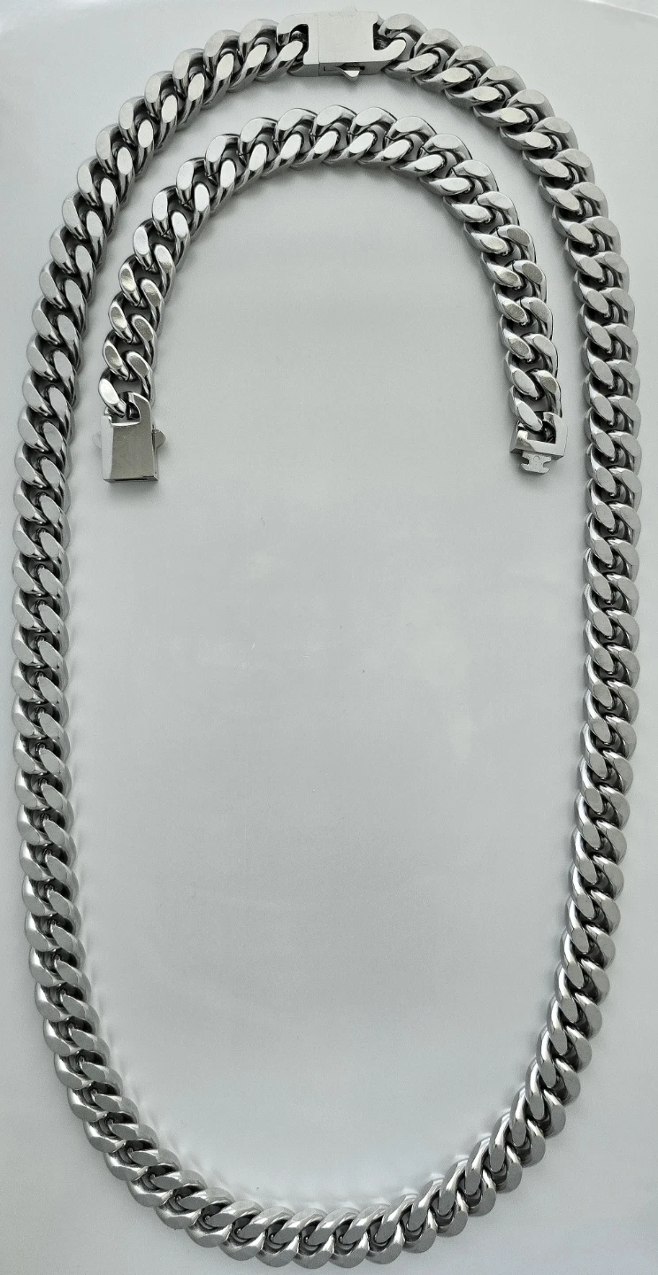 Cuban Link Chain Set