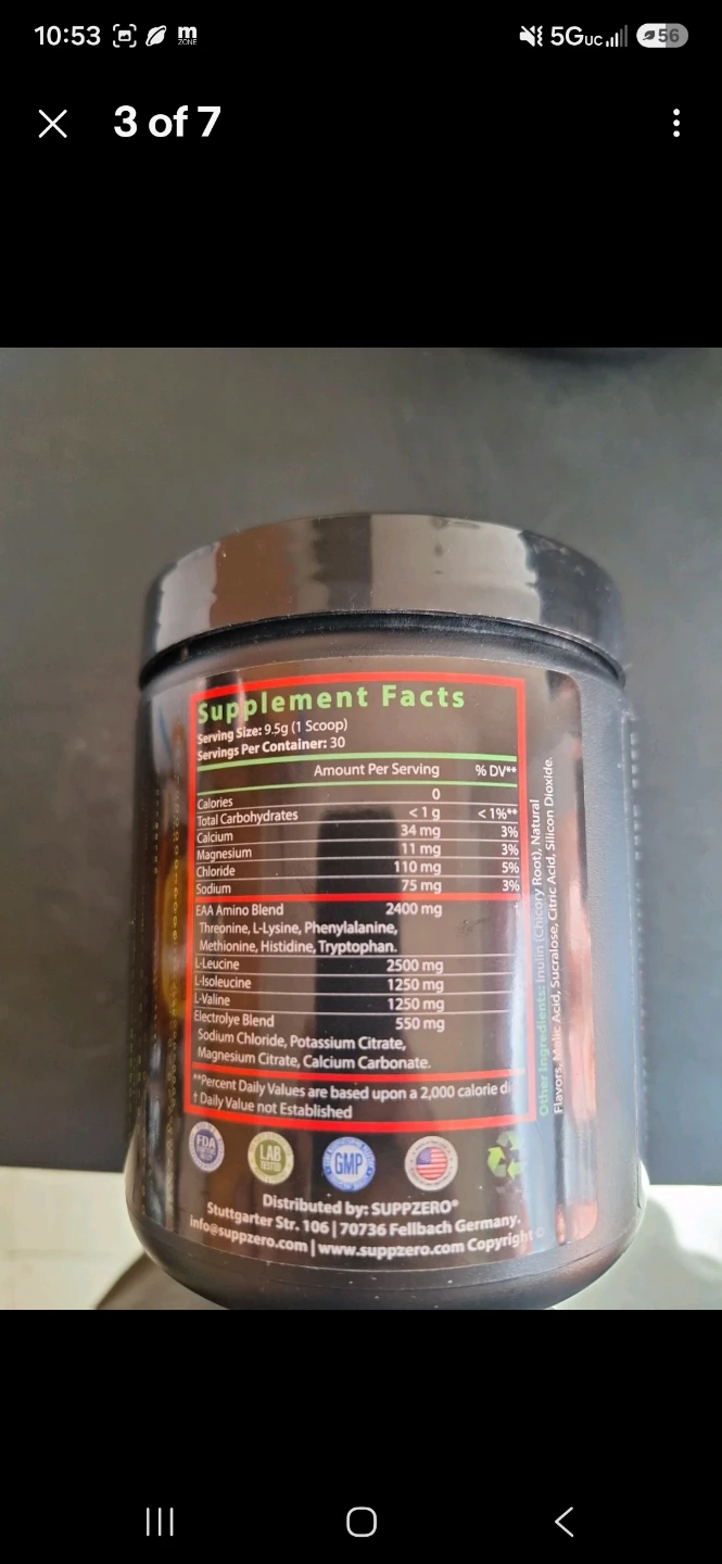 SUPPZERO BCAA + EAA (Strawberry Candy) - photo 2