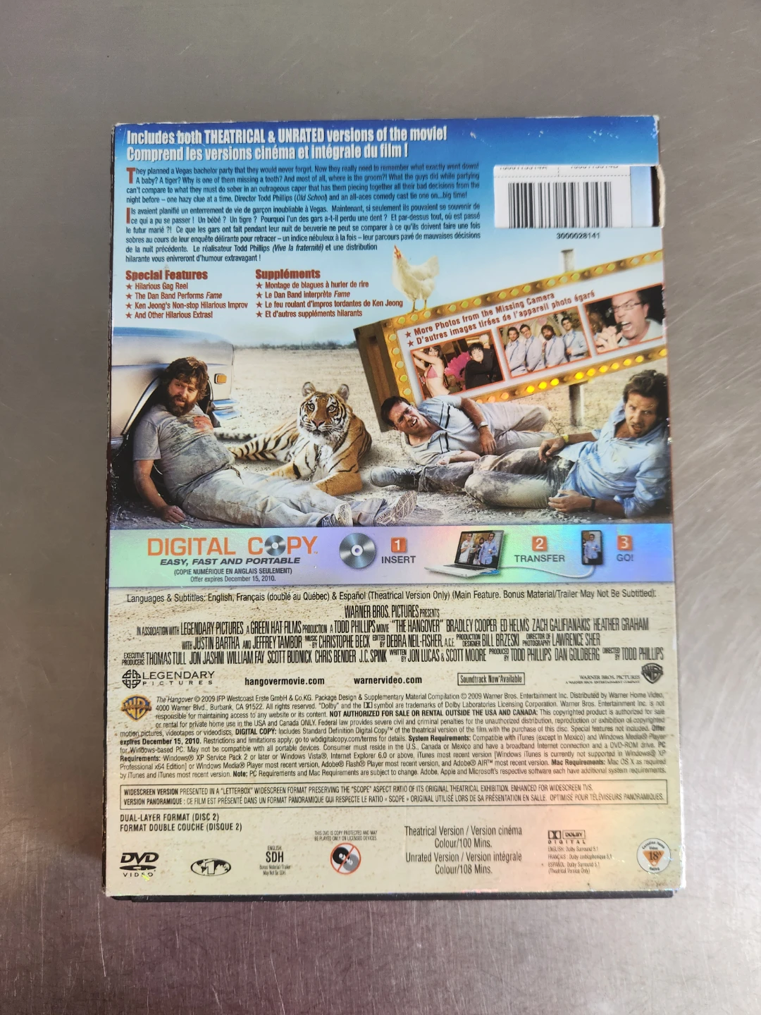 The Hangover Unrated 2-Disc Special Edition DVD - photo 2