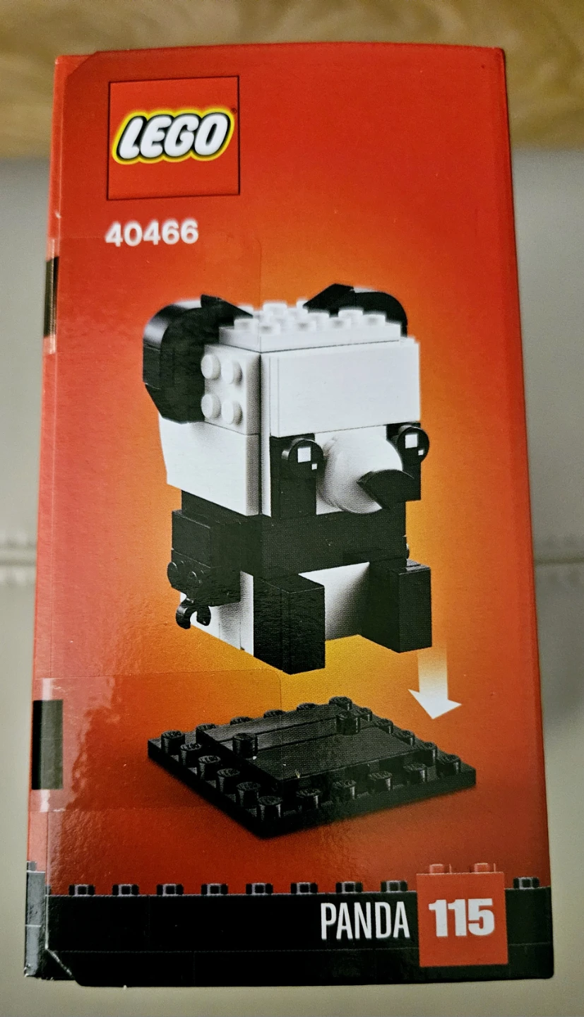 Brand New Retired Lego Panda Brickheadz 40466 - photo 3