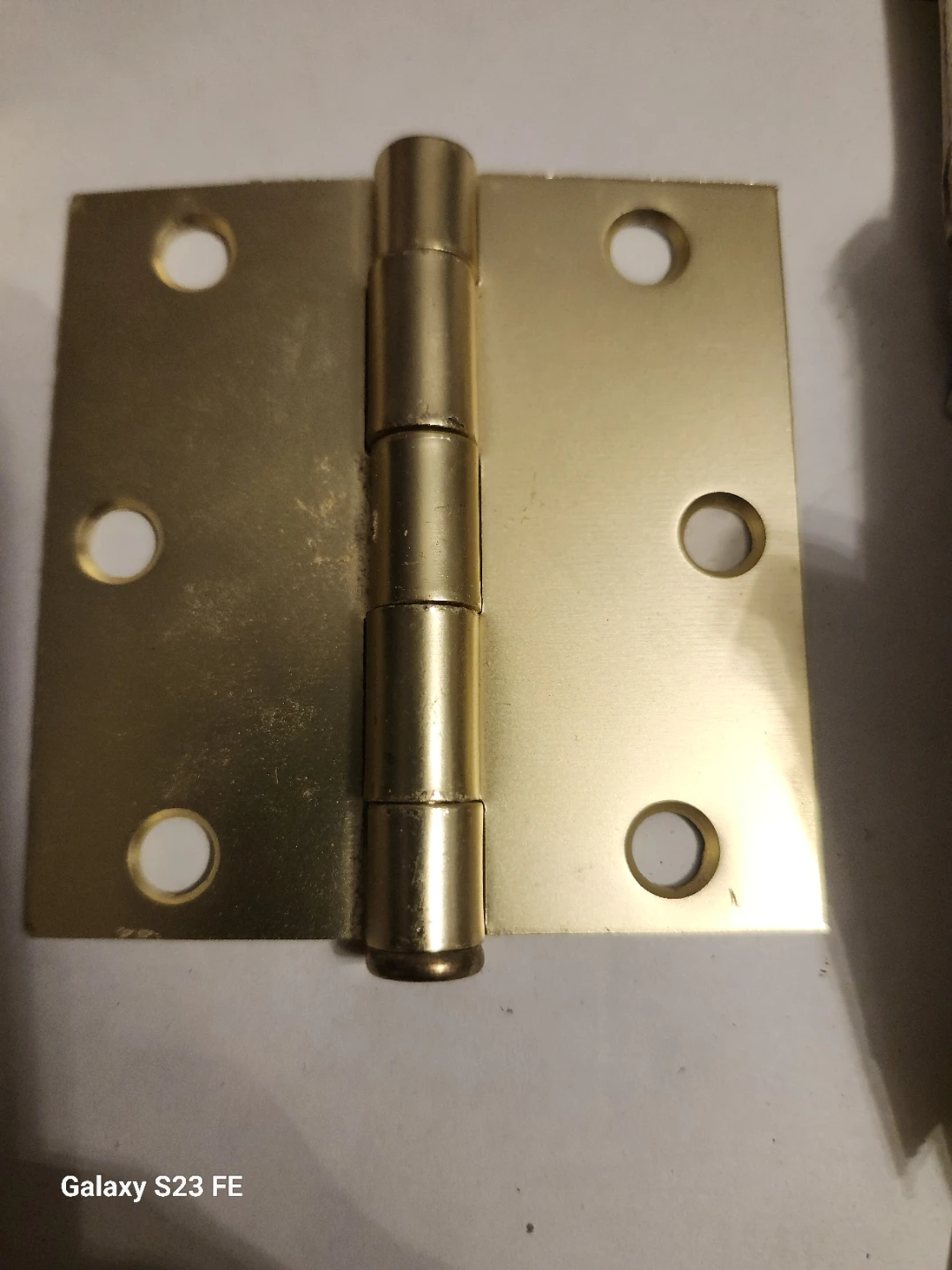 Stanley 3" Door Hinges (76mm) - Steel/Satin Brass Finish - photo 3