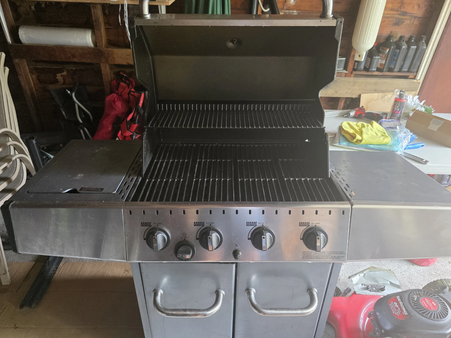 Gas BBQ Grill with Side Burner - photo 4