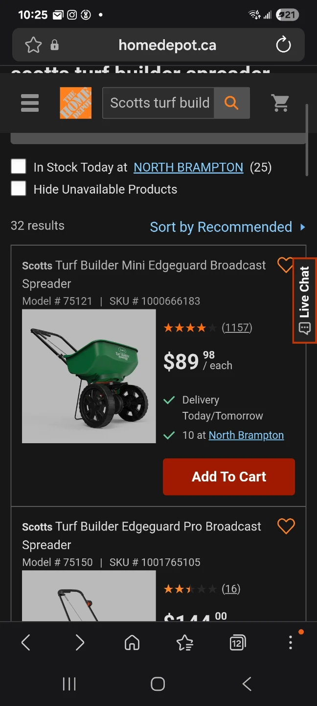 Scotts Turf Builder Mini Edgeguard Broadcast Spreader like new - photo 2