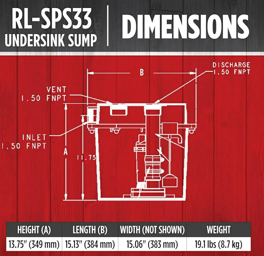 RL-SPS33 Undersink Sump Pump System - photo 4