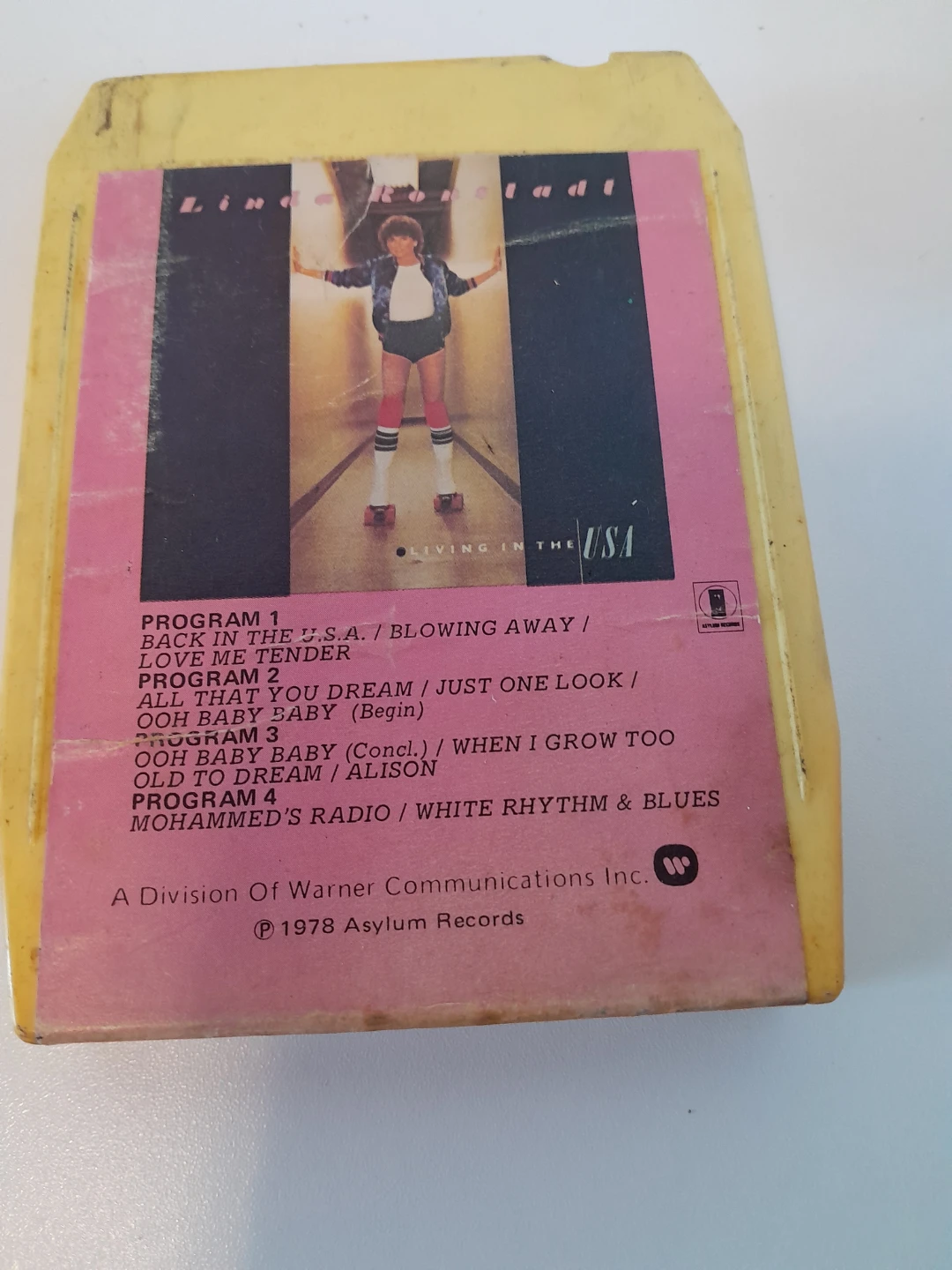 Linda Ronstadt "Living in the U.S.A." 8-Track Tape - photo 2