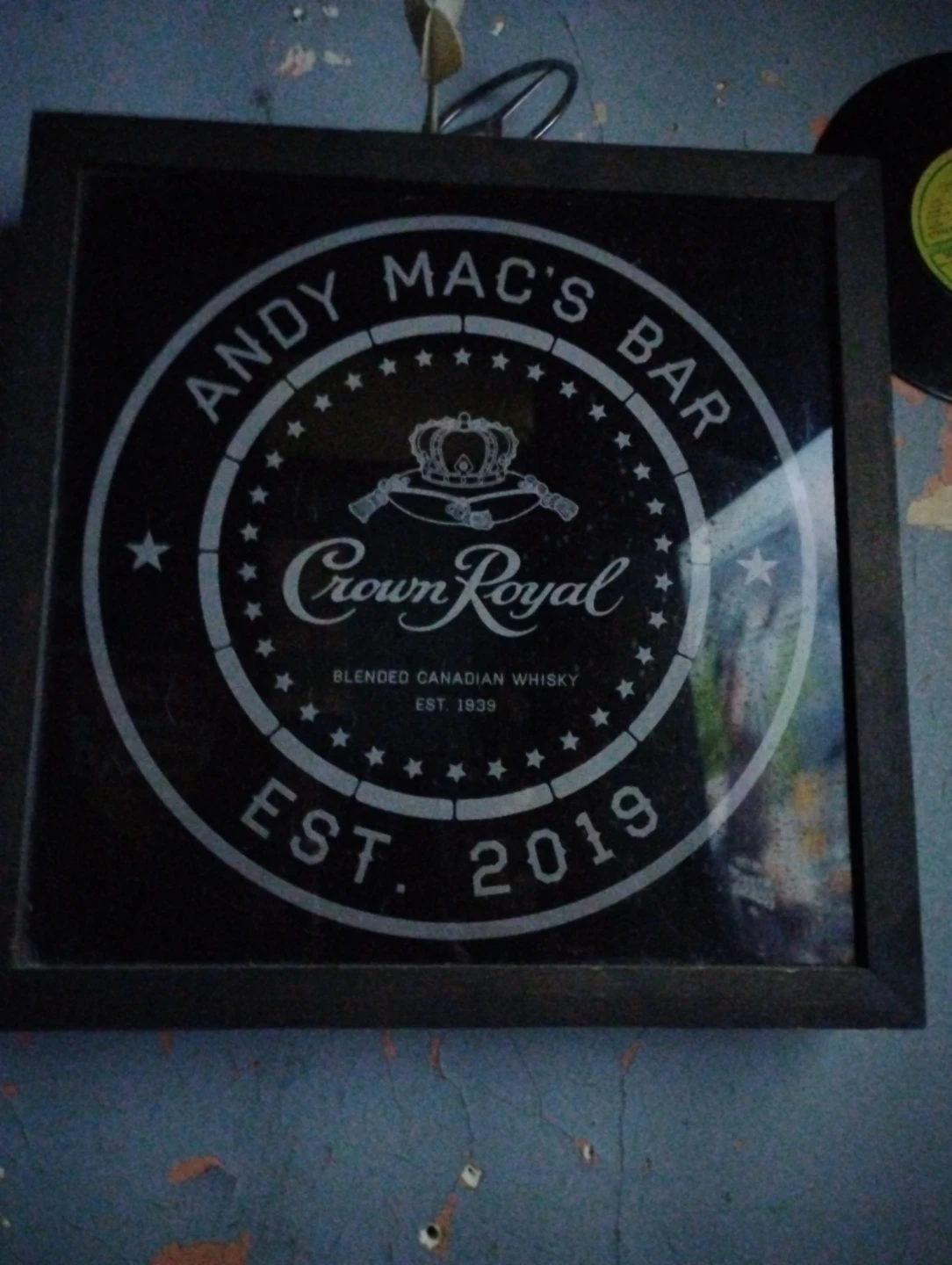 Crown Royal Andy Mac's Bar Sign