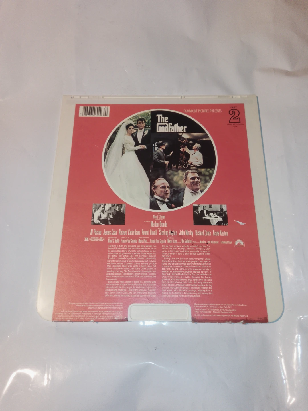 The Godfather Part 2 SelectaVision Videodisc - photo 2