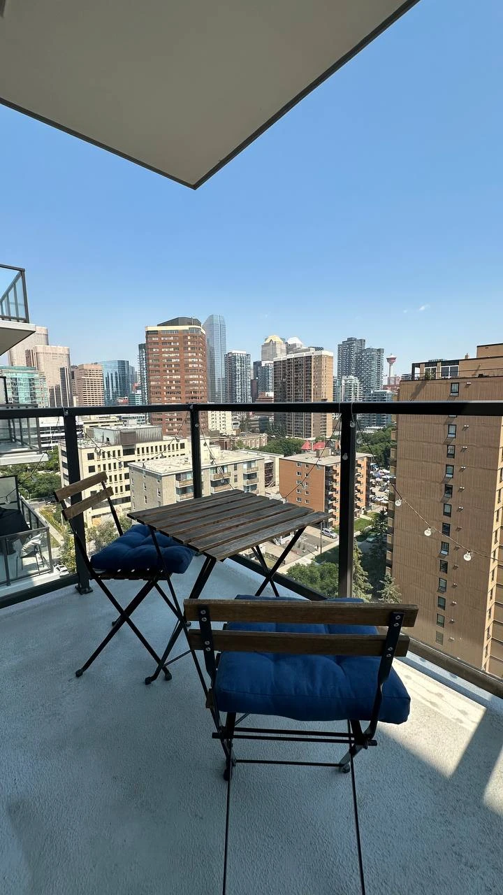 IKEA balcony set | Patio Bistro Set - 2 Chairs & Table