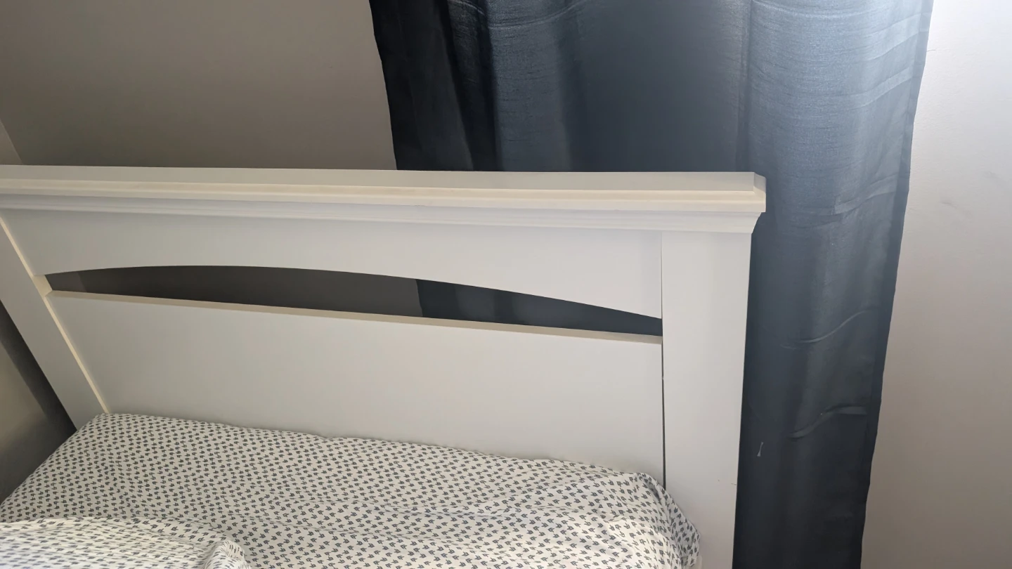 Twin Bed frame with mattress - photo 3