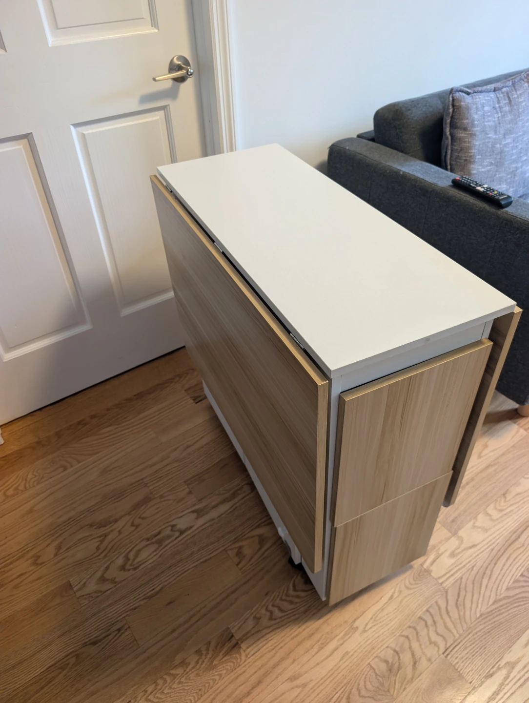 Drop Leaf Dining Table and Stool Set - photo 2