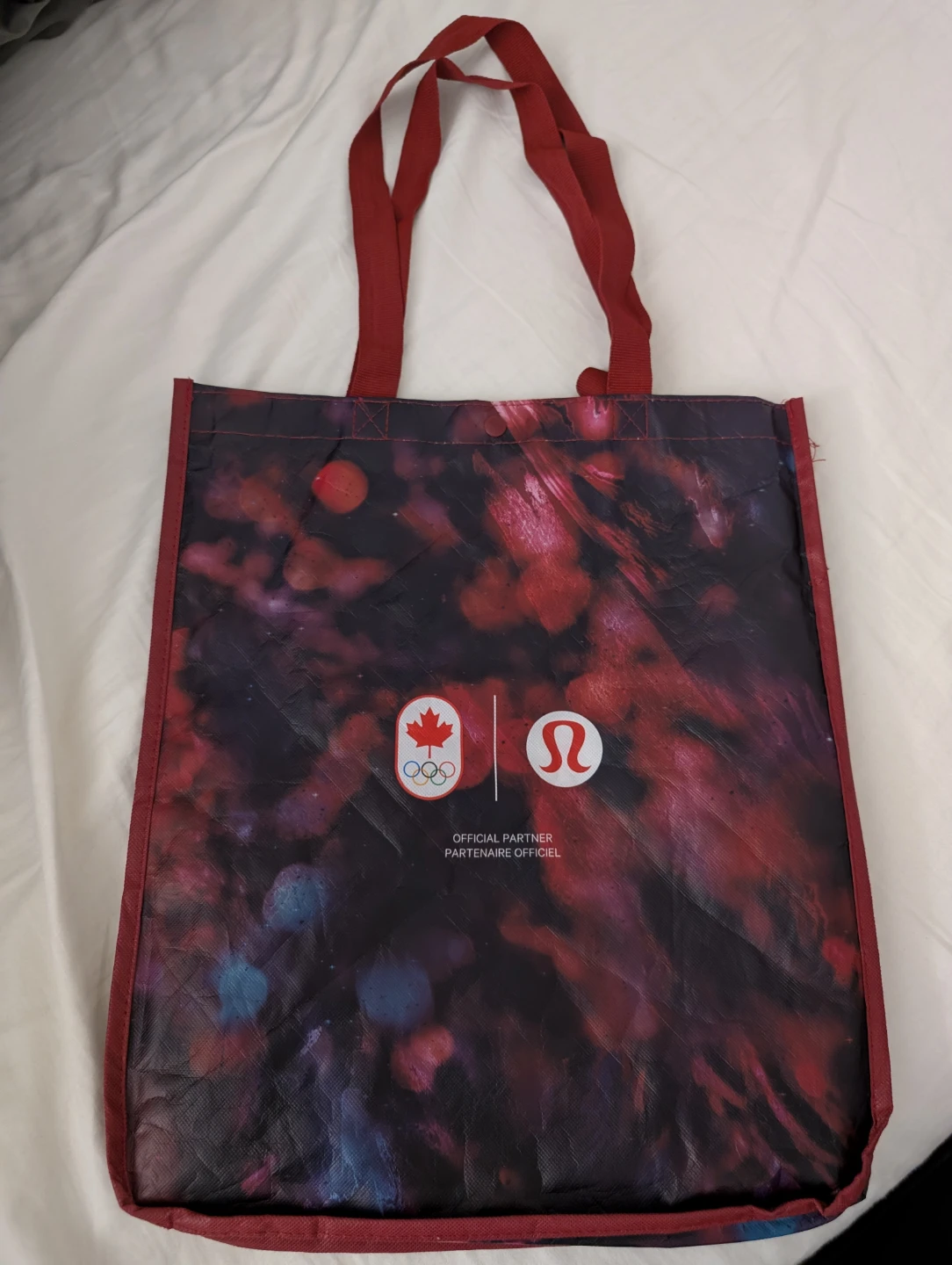 Lululemon x Team Canada Olympic Reusable Tote Bag Limited