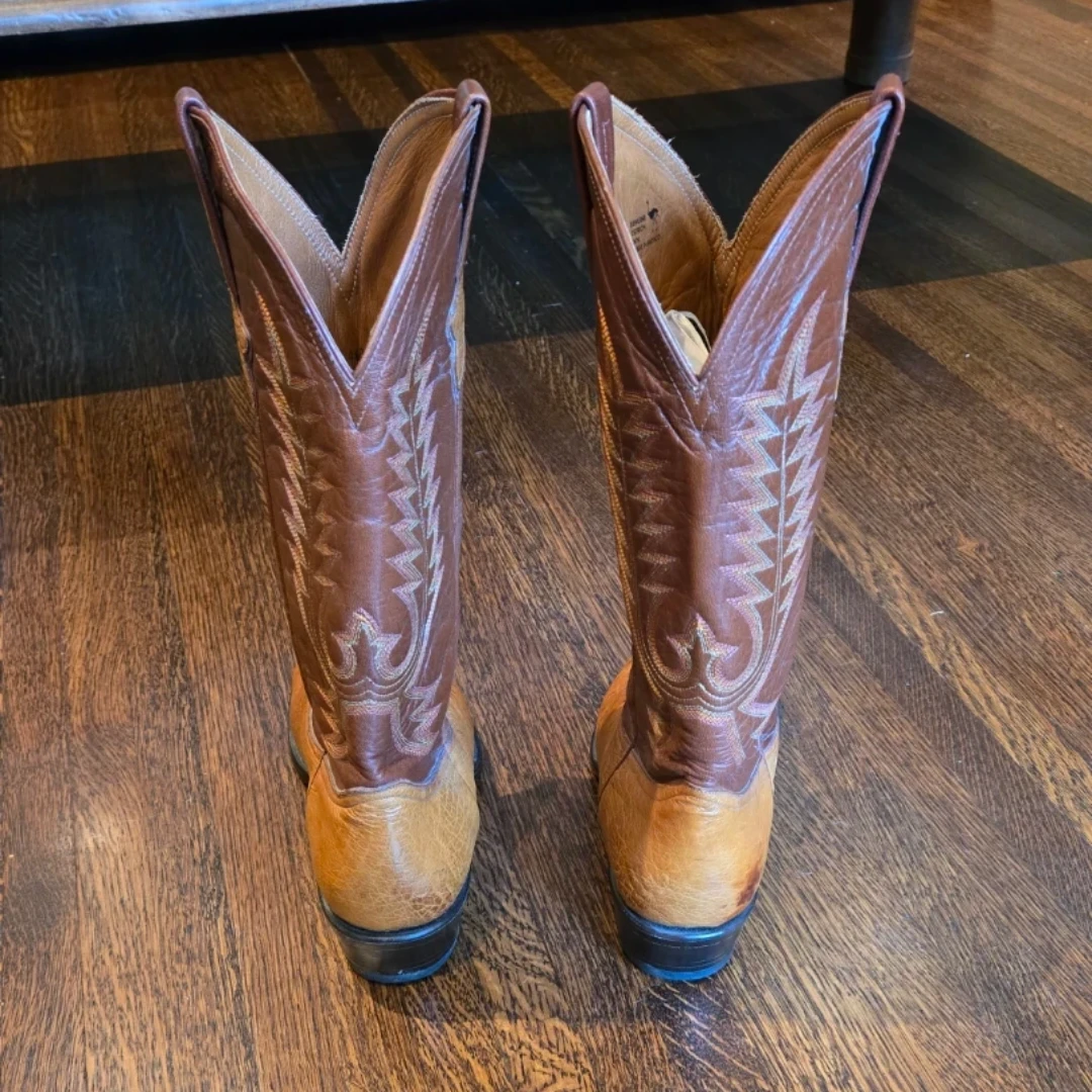 Ferrini Genuine Smooth Ostrich Cowboy Boots - photo 4