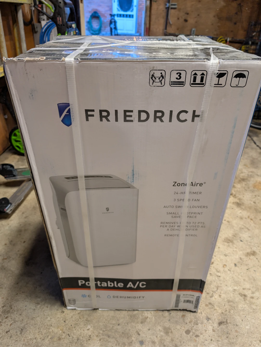 Unopened Friedrich ZoneAire Portable Air Conditioner