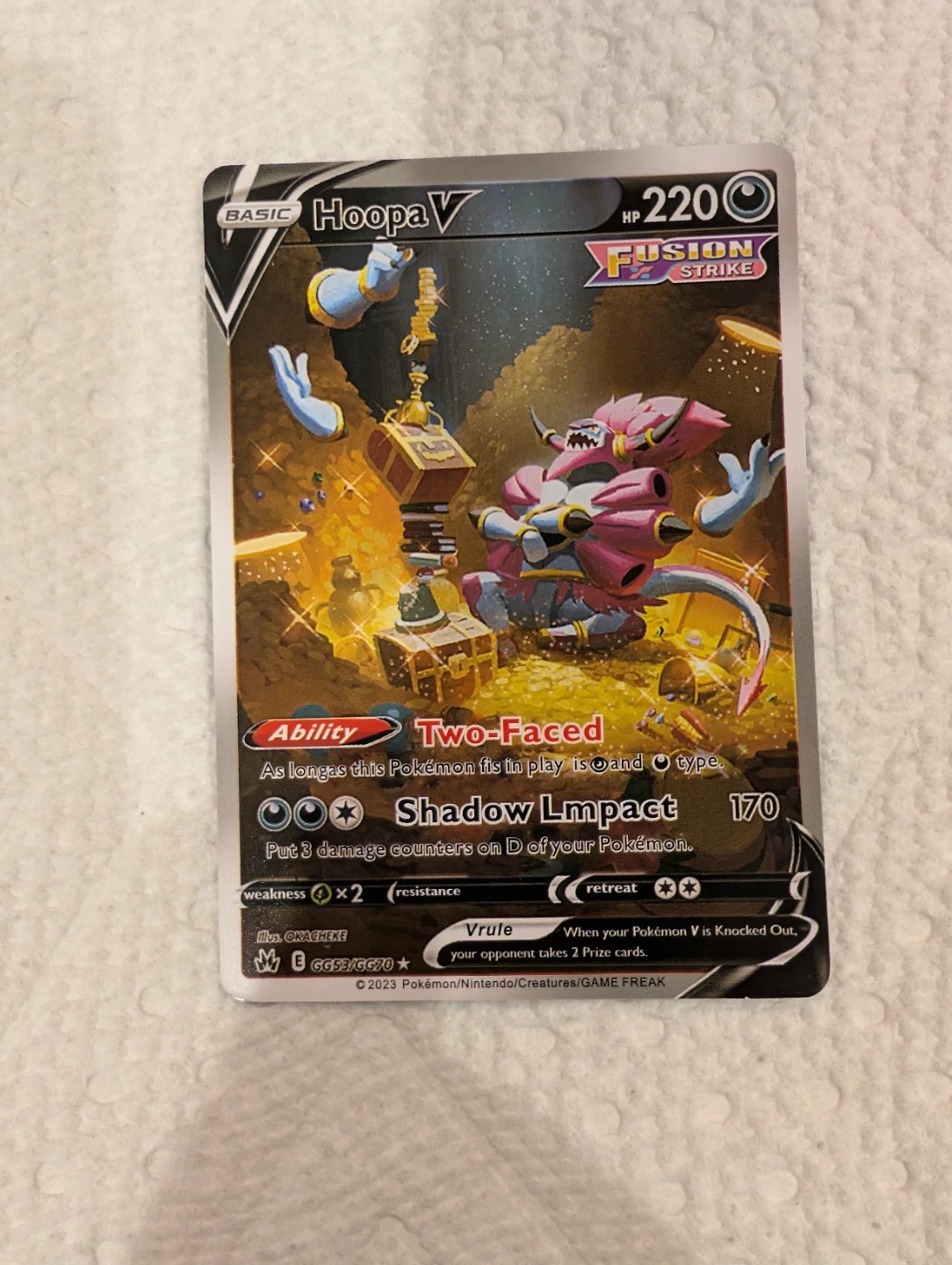 Hoopa V - SWSH : Crown Zenith Galarian Gallery Trading Card - photo 4