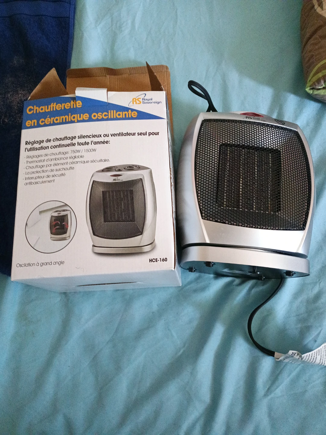 Royal Sovereign Oscillating Ceramic Heater