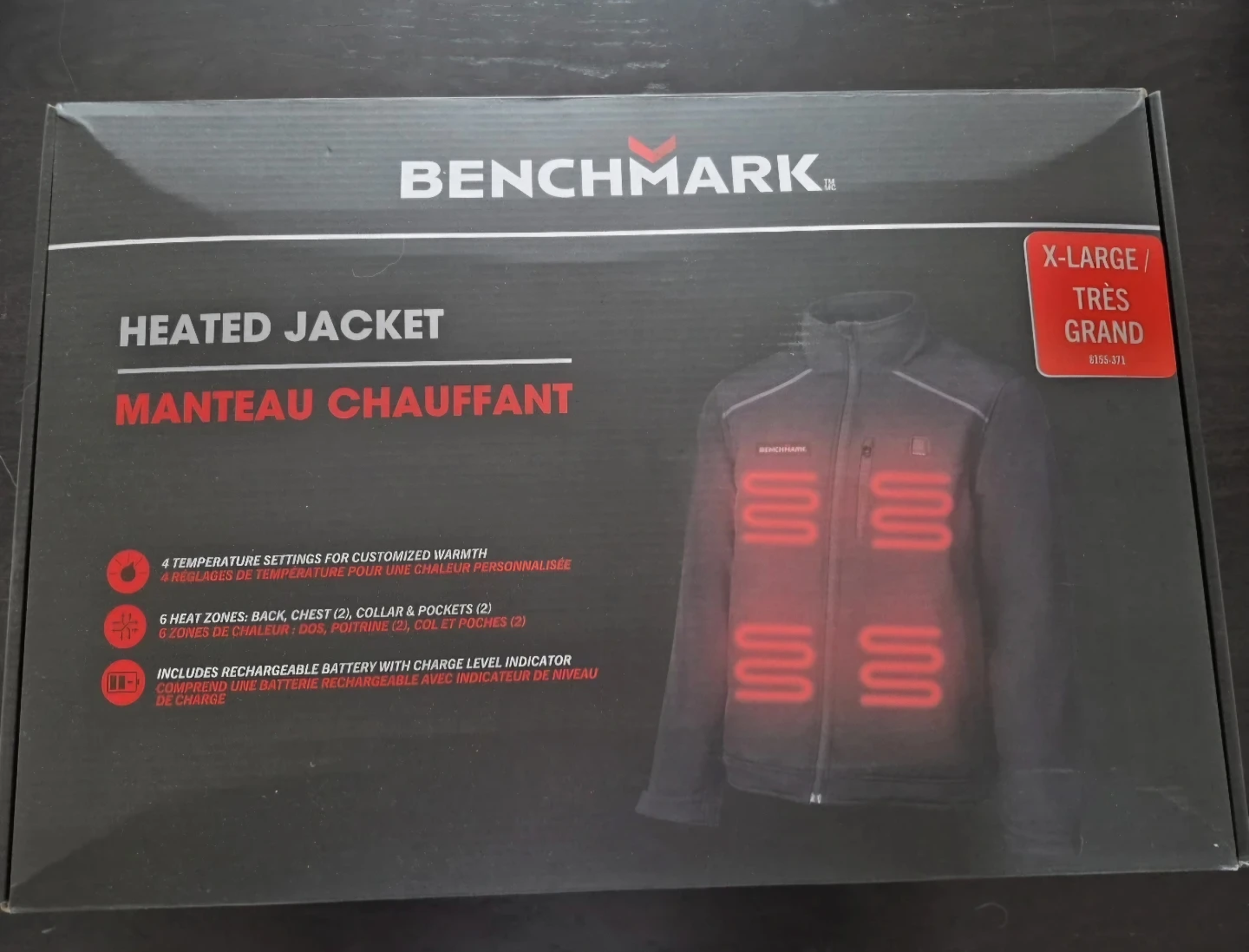 New heated jacket, black XLg size. - photo 3