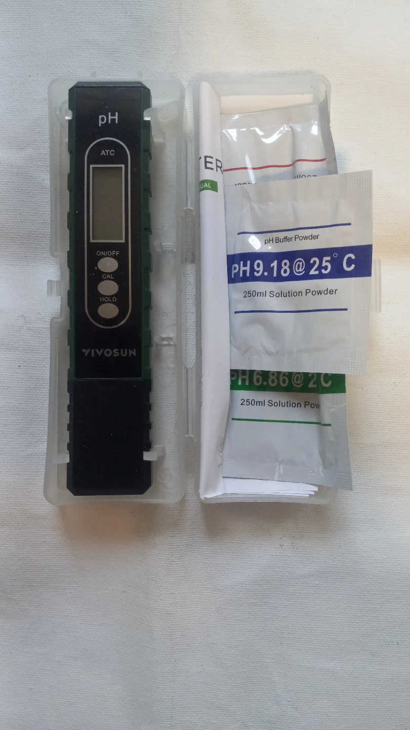 VIVOSUN Digital pH Meter Tester with Calibration Powders - photo 2