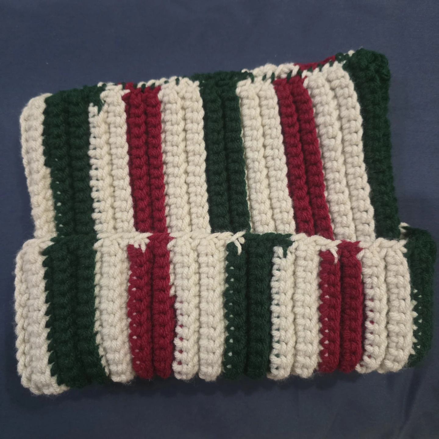 Holiday Strip Cat Beanie