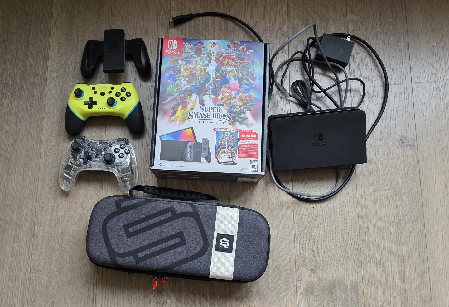 Nintendo Switch OLED Super Smash Bros. Ultimate Bundle - photo 2