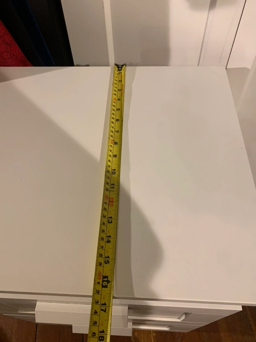 IKEA Brimnes White 2 Dresser Chest Drawer Nightstand - photo 4