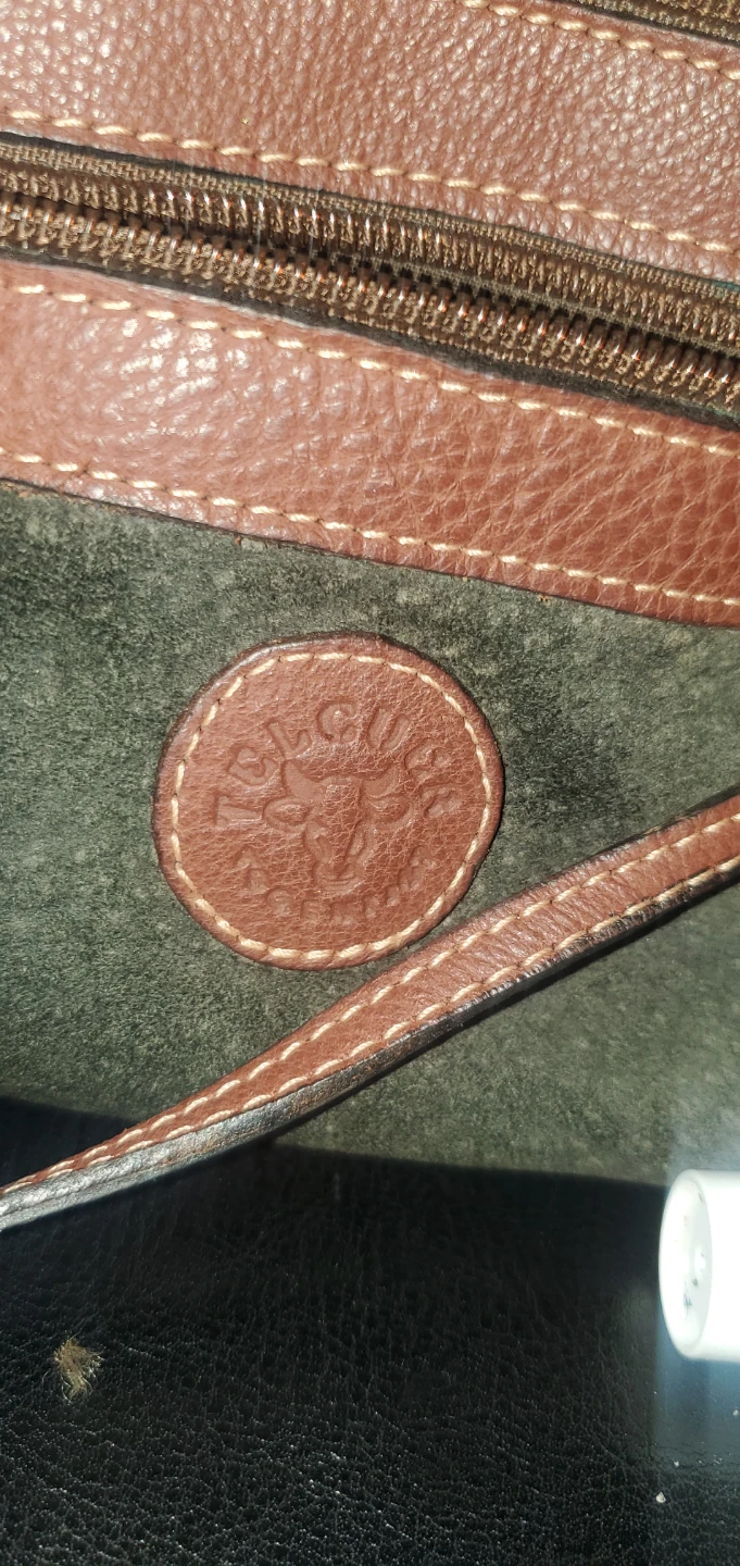 Brown Leather & Suede Crossbody Bag - photo 5