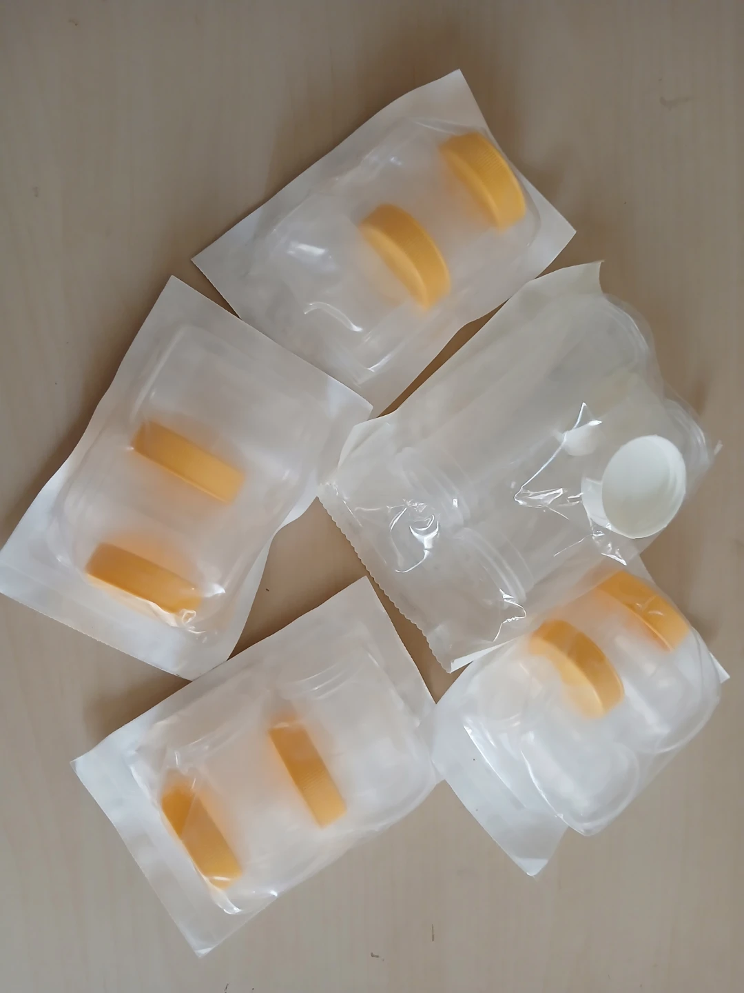 Yellow Breast Pump Flanges