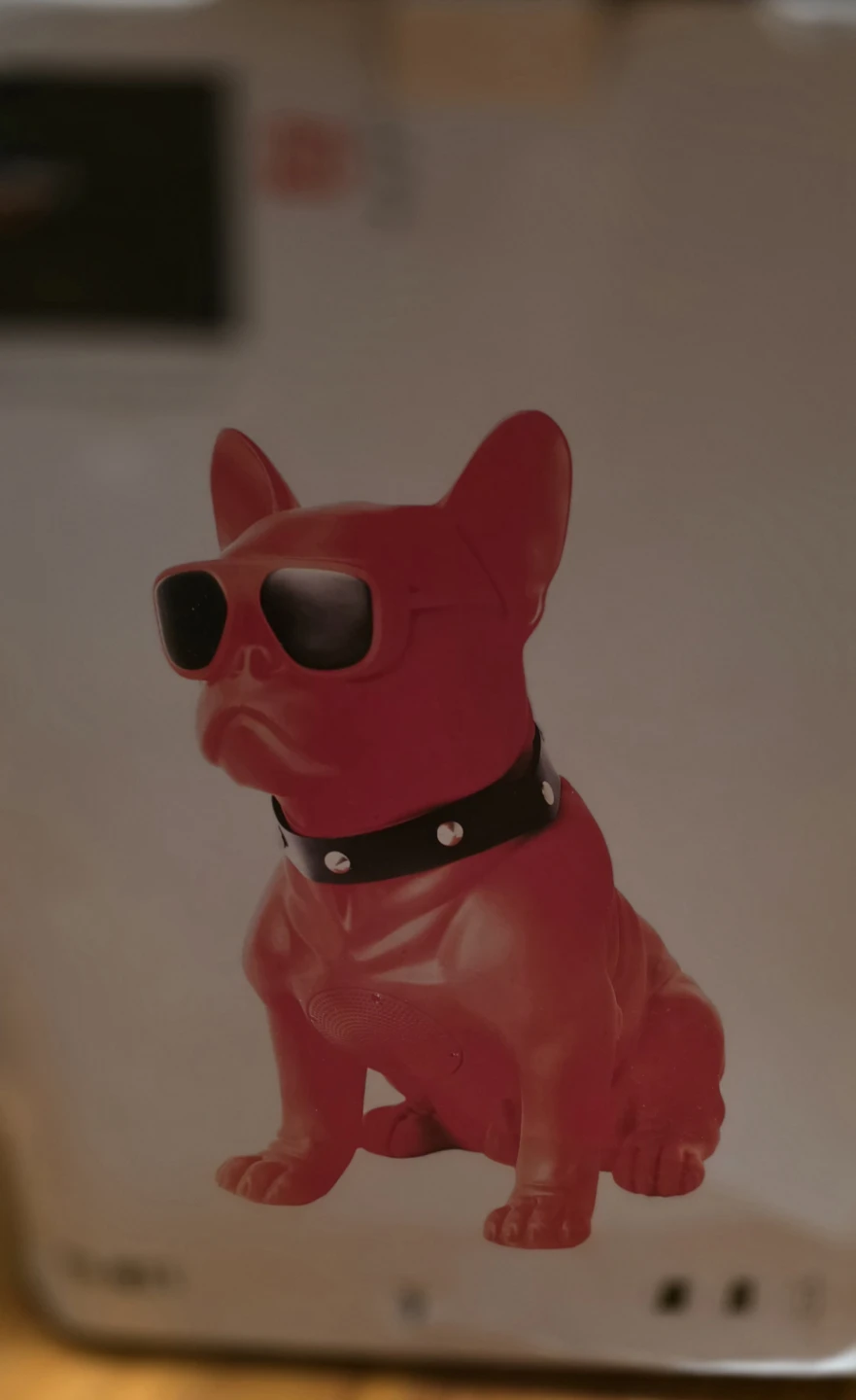 Red French Bulldog Bluetooth Speaker - photo 2