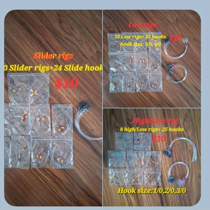 12 Low Rigs + 25 Hooks Fishing Tackle - photo 4