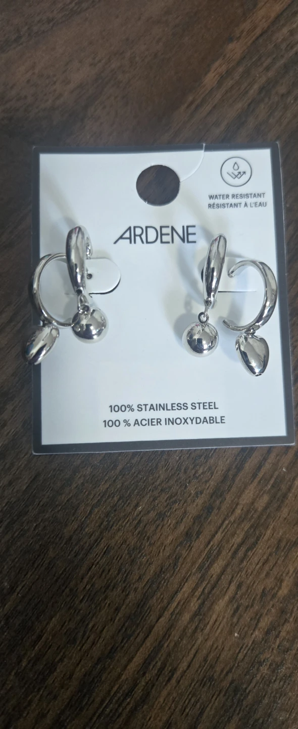 Ardene Stainless Steel Hoop Earrings