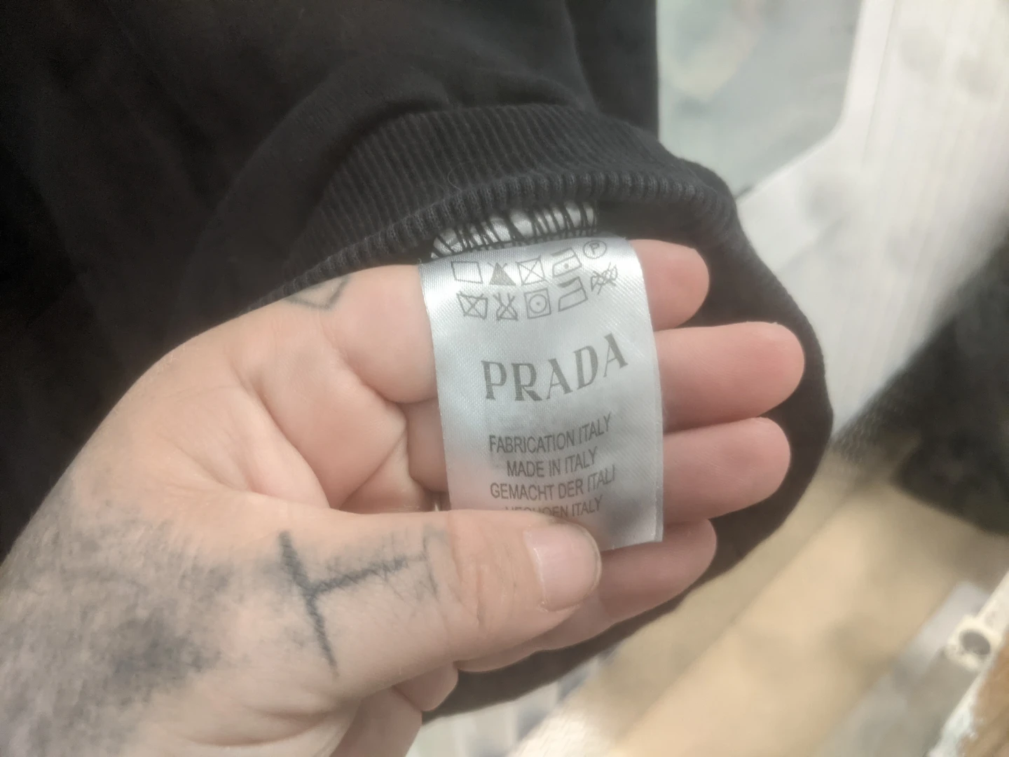 Prada Milano Black Crewneck Sweatshirt - photo 5