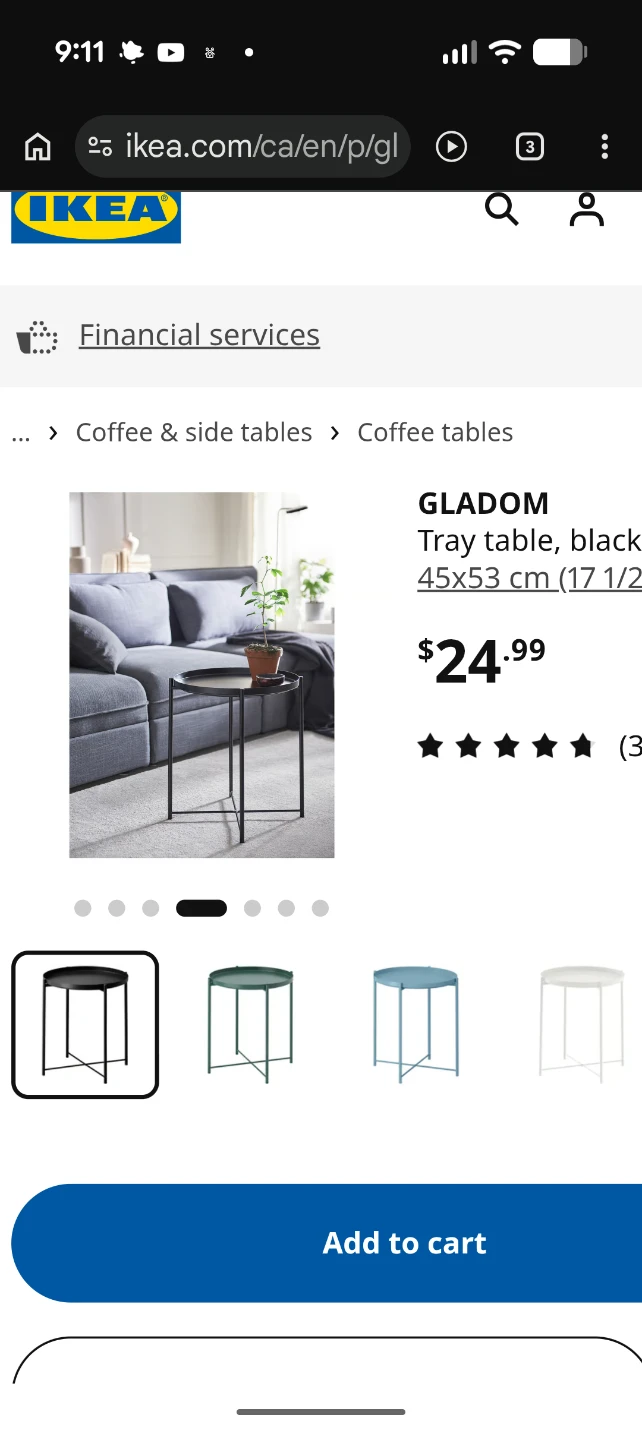 IKEA GLADOM Side Tables - Set of 2 - photo 3