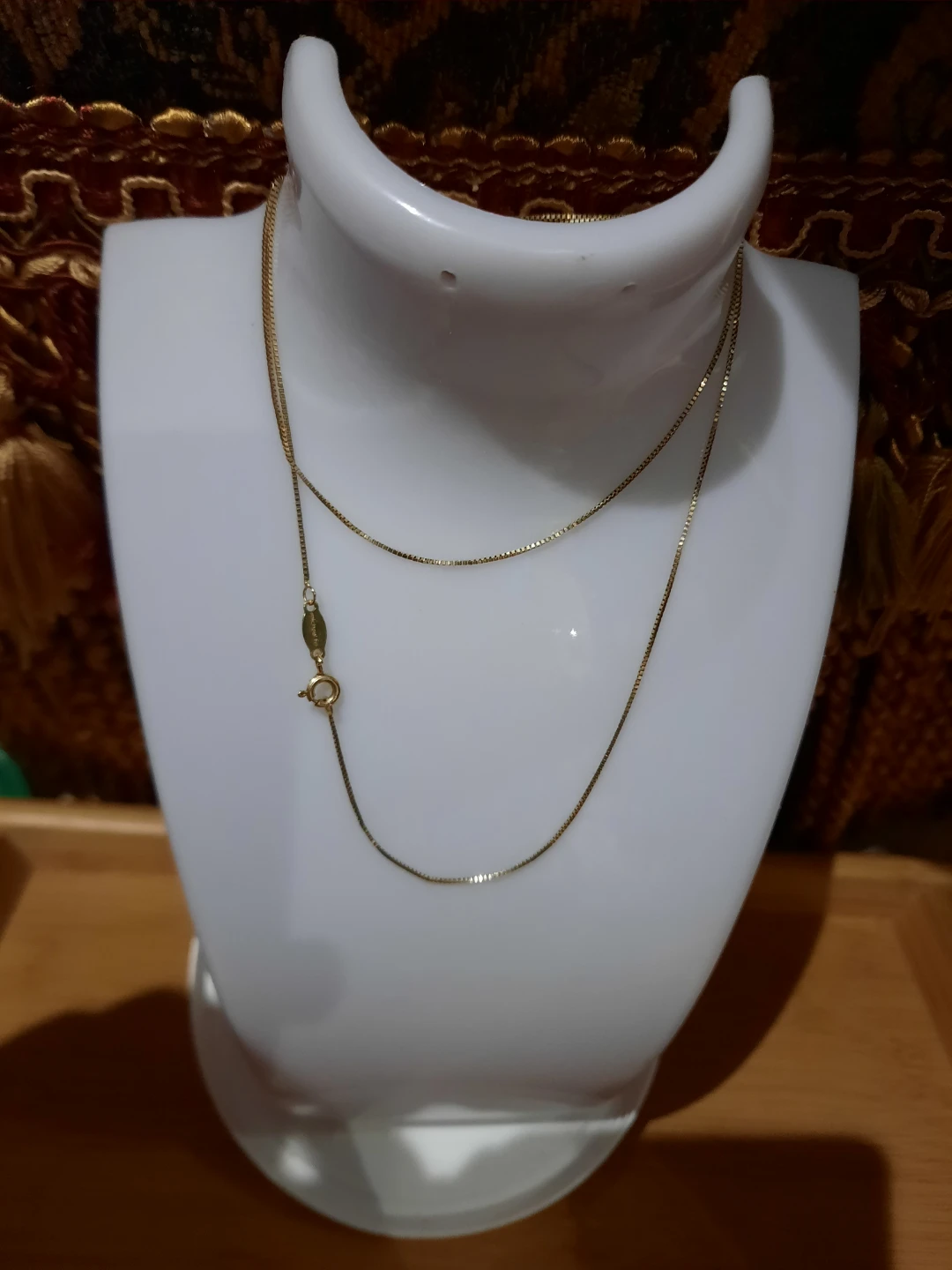 Michael Hill Solid 10K Yellow Gold box Chain Necklace