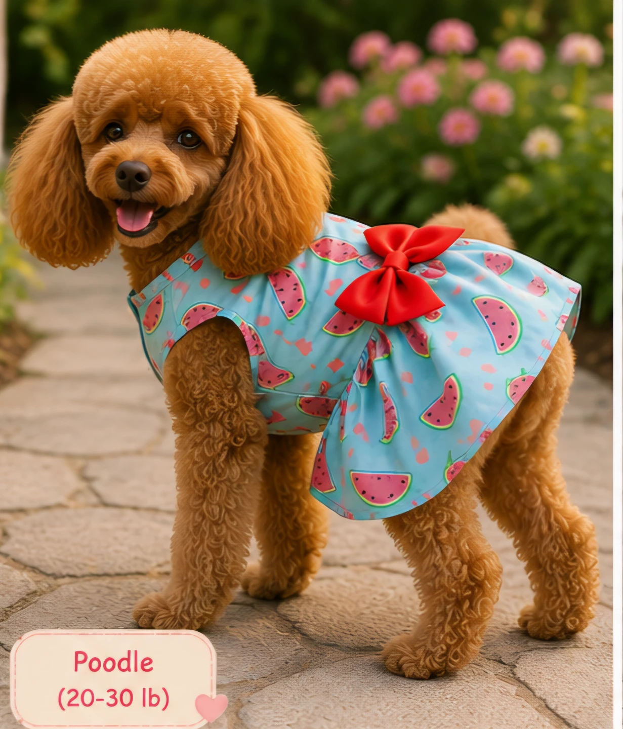 NEW Dog Dress with Watermelon Print