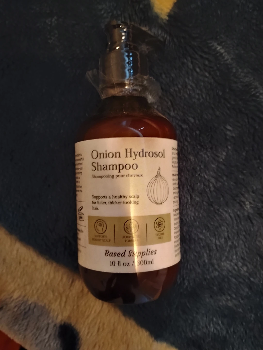 Based Supplies Onion Hydrosol Shampoo 10 fl oz