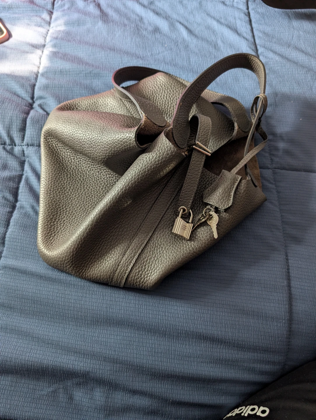 Hermès Picotin Lock Bag in Grey Leather - photo 2