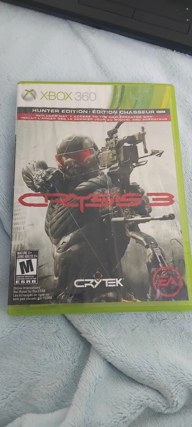 Xbox 360 Crysis 3 Hunter Edition Video Game