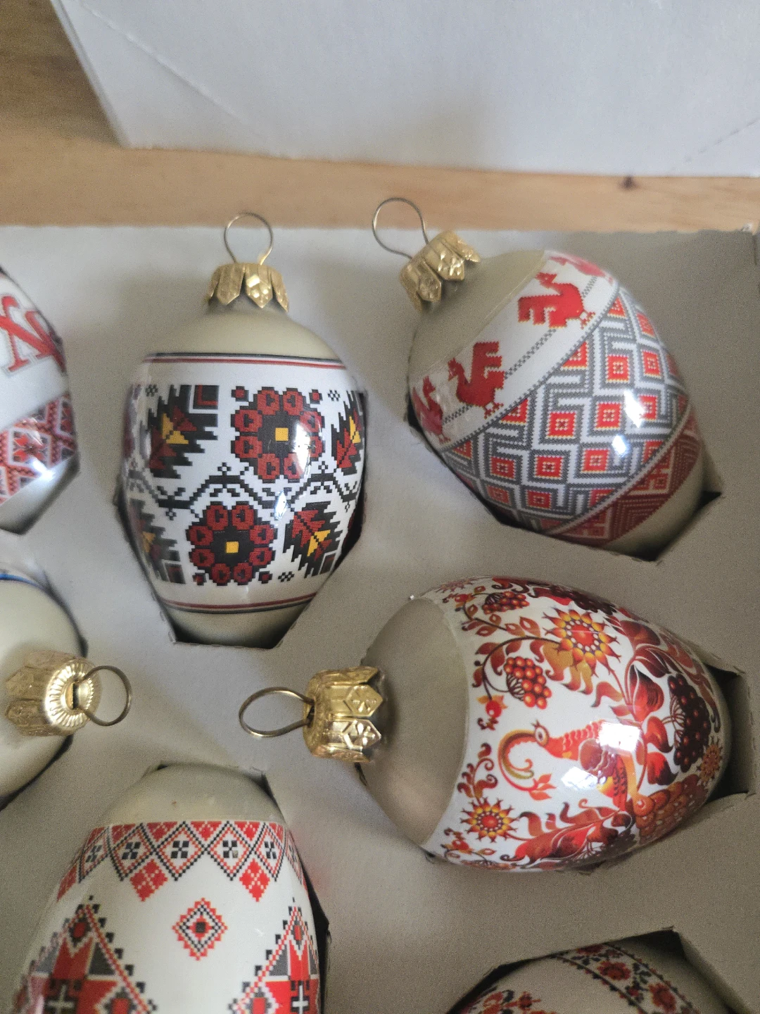 Set of 7 Decorative Ukrainian Egg Ornaments - photo 5