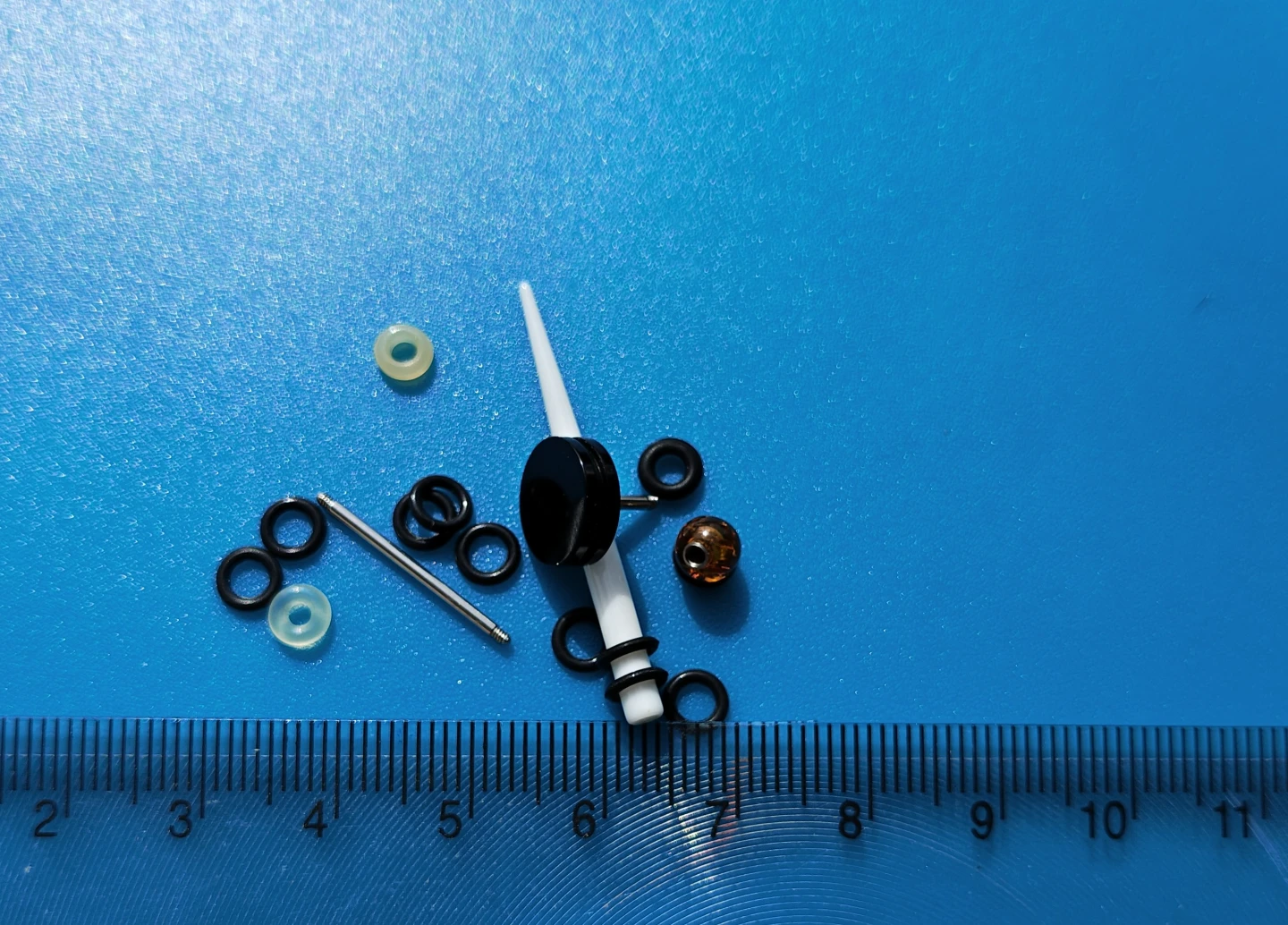 Body Jewelry Bundle : Amber Bead, Taper, O-rings + More - photo 2