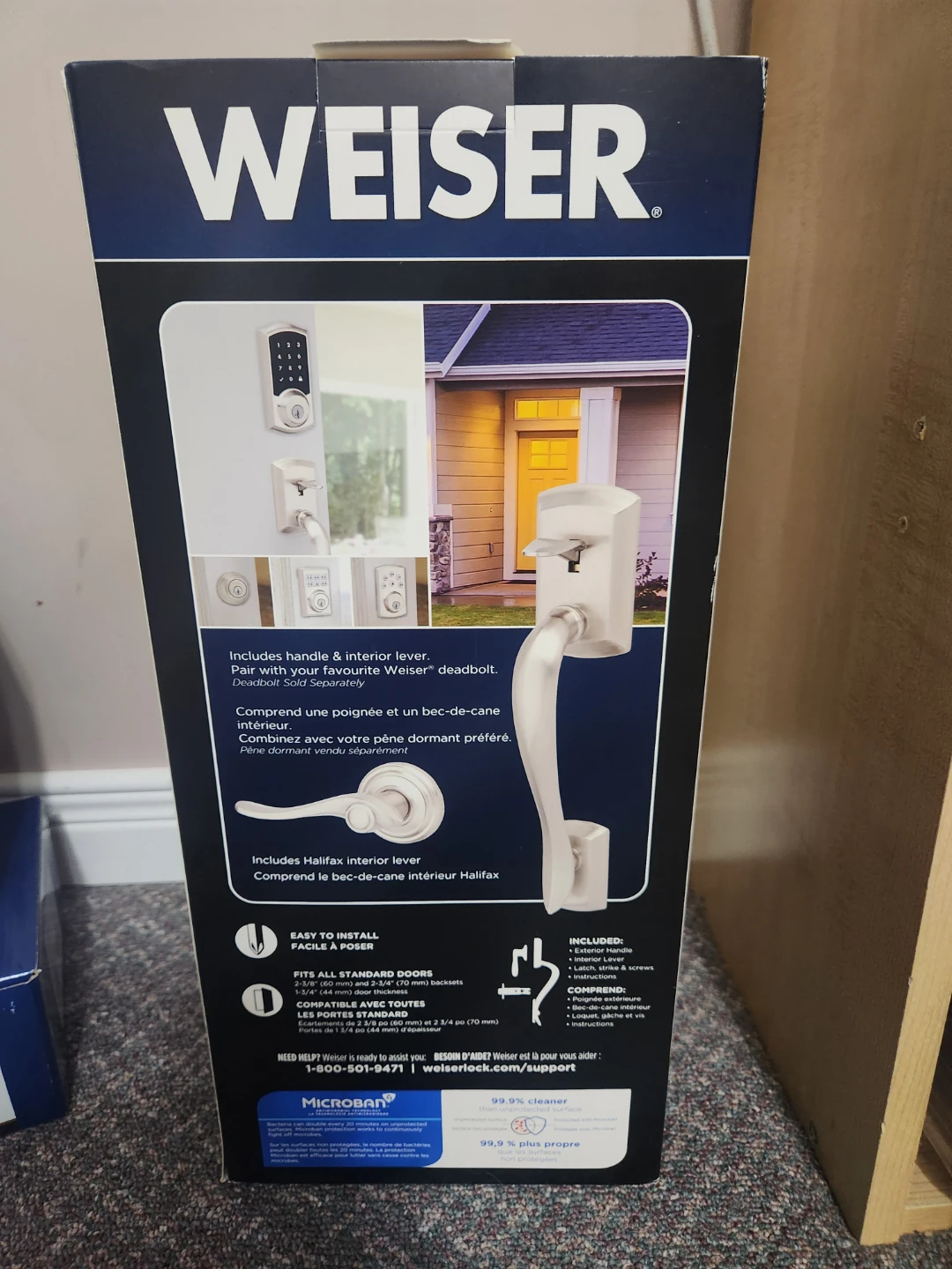 Weiser Halifax Door Handle with Interior Lever - photo 2