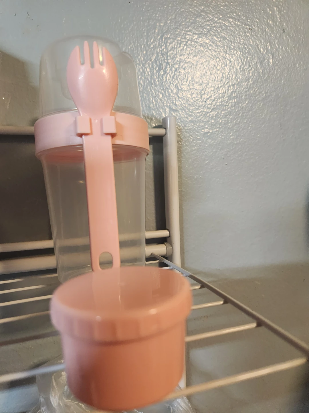 Pink Yogurt Cup with Spoon - photo 3