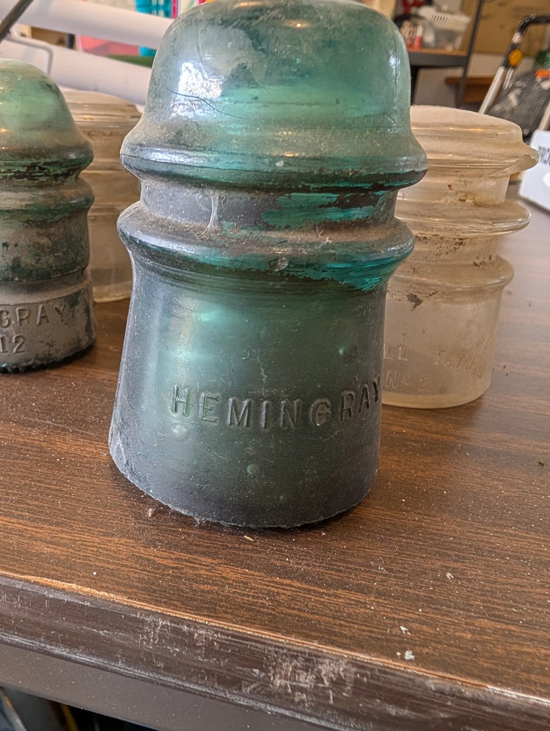 Vintage Glass Electrical Insulators - Hemingray, Whitall Tatum - photo 4