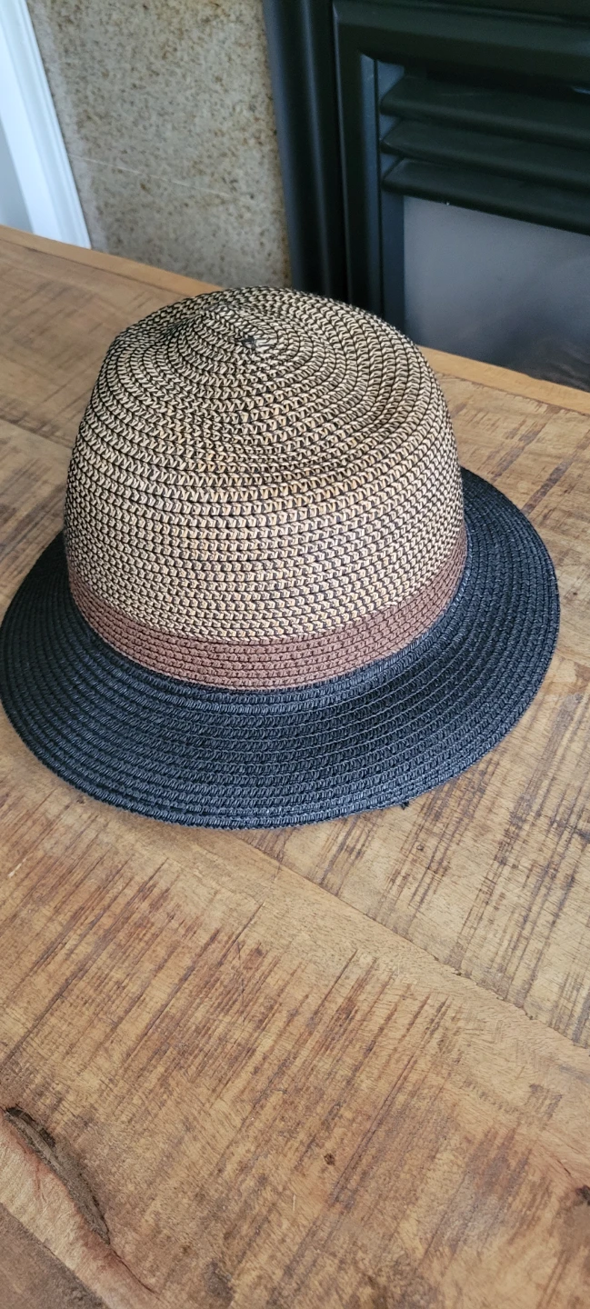 Woven Fedora Hat