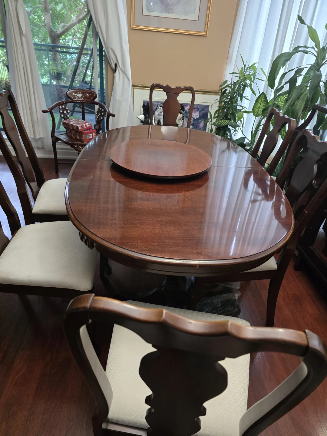 Oval Dining Table with 6 Chairs - photo 2