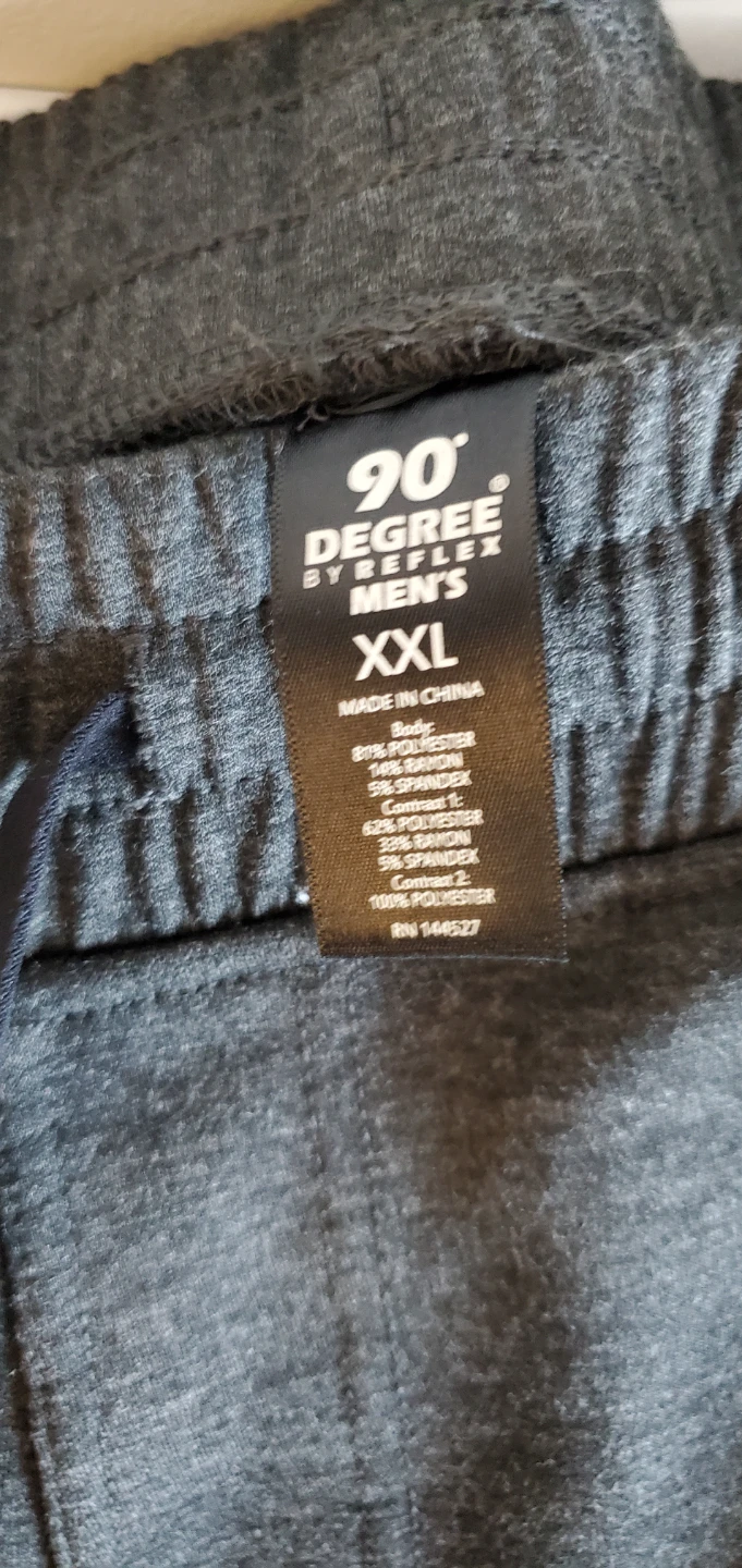 90 Degree By Reflex Men's Joggers - Grey XXL - photo 2