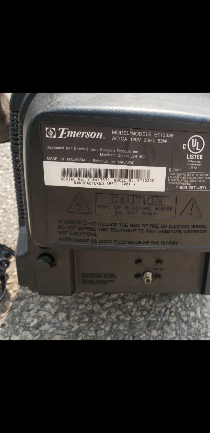 CRT Television 13" - photo 2