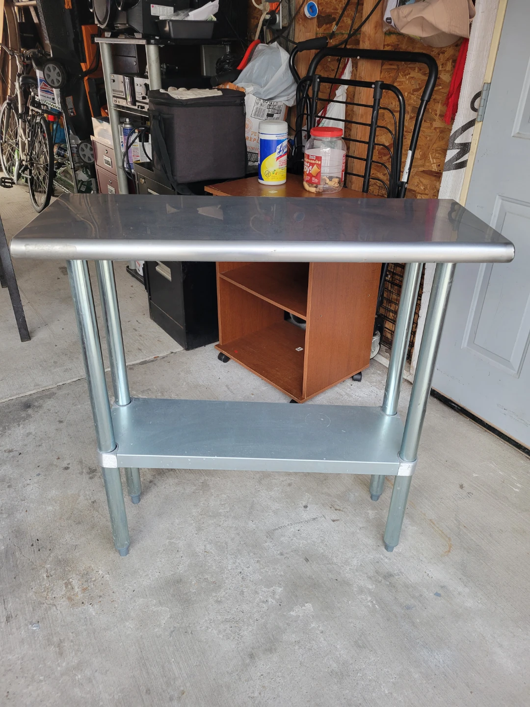 Stainless Steel Work Table with Shelf