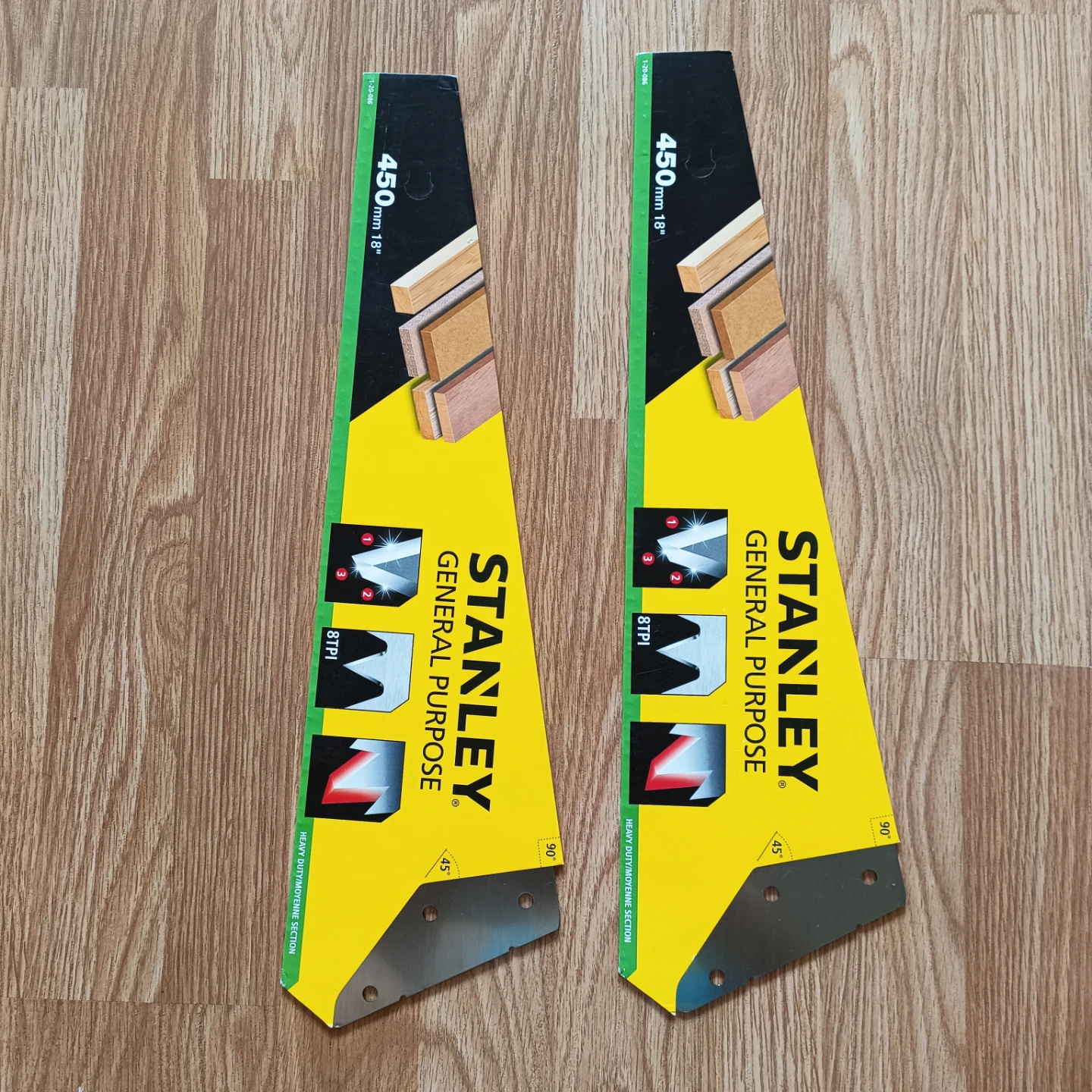 Stanley 18" 8 TPI Hand Saw Blades