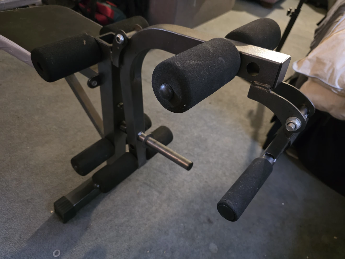 Weight Rack + Bench, Barbell and Weights - photo 4
