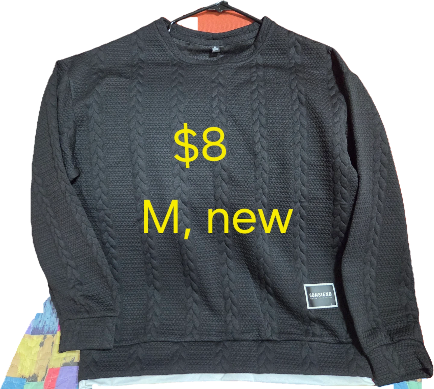 Black Crewneck Sweatshirt